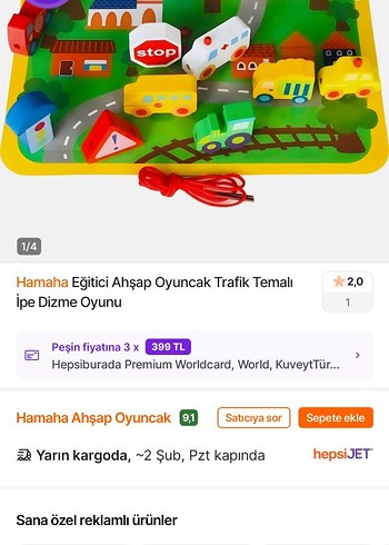 Renkli Eğitim Seti: Araba ve Oyun Alanı Puzzle - Görsel 6