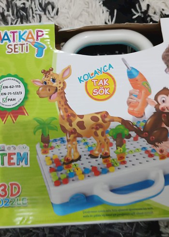 Renkli Matkap Seti Eğitici Oyuncak - Görsel 7