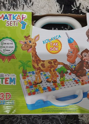 Renkli Matkap Seti Eğitici Oyuncak - Görsel 4