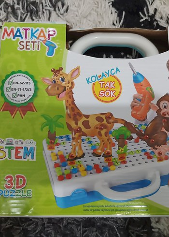 Renkli Matkap Seti Eğitici Oyuncak - Görsel 5