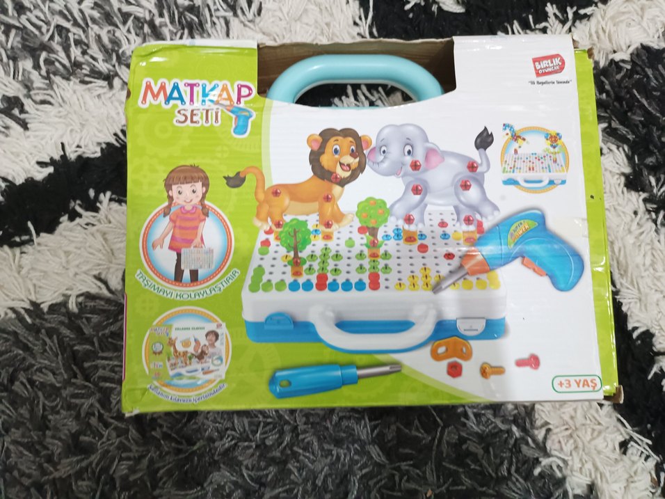 Renkli Matkap Seti Eğitici Oyuncak - Görsel 2