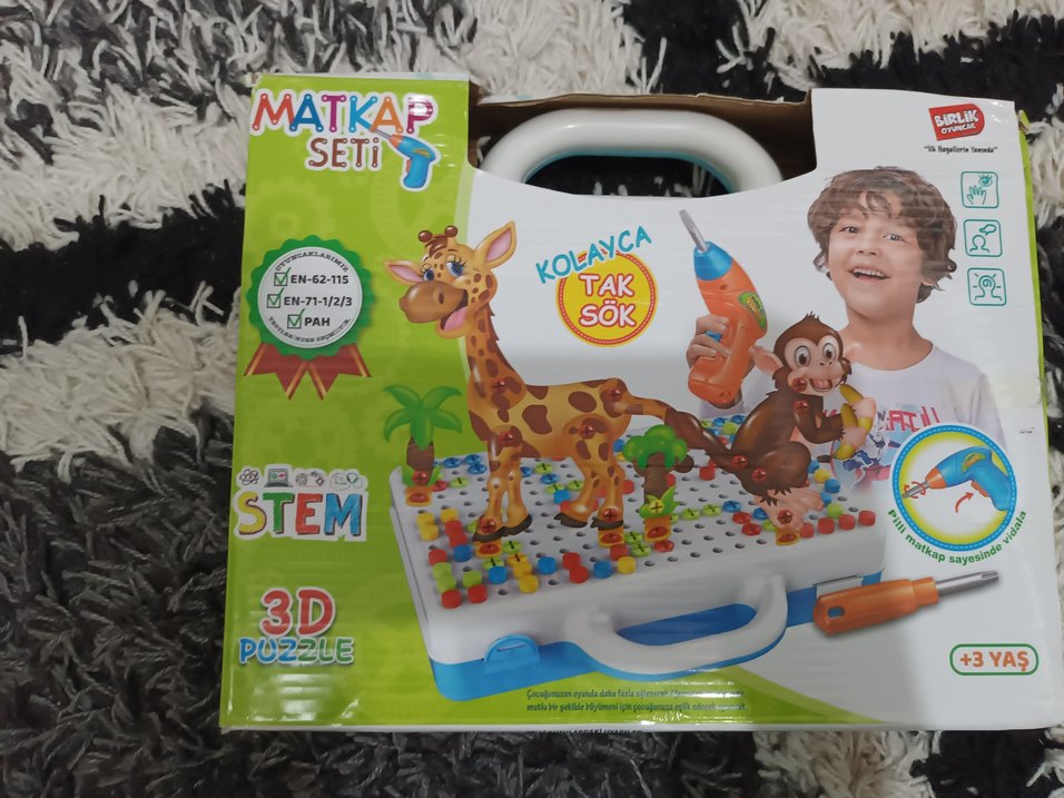 Renkli Matkap Seti Eğitici Oyuncak - Görsel 5