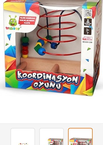 Renkli Ahşap Eğitici Oyuncak - Görsel 9