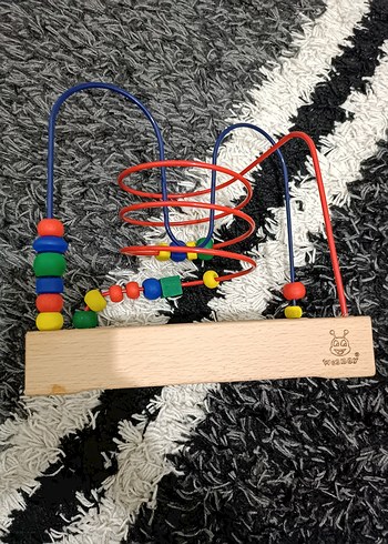 Renkli Ahşap Eğitici Oyuncak - Görsel 3