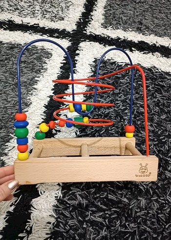 Renkli Ahşap Eğitici Oyuncak - Görsel 4