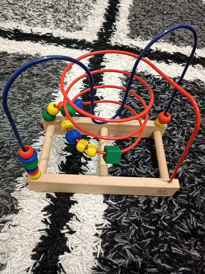 Renkli Ahşap Eğitici Oyuncak - Görsel 2