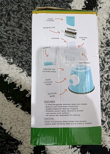 Masaüstü Trombolu Rende Seti - Görsel 7