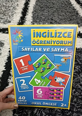 Renkli İngilizce Sayılar ve Sayma Eğitici Oyunu - Görsel 2