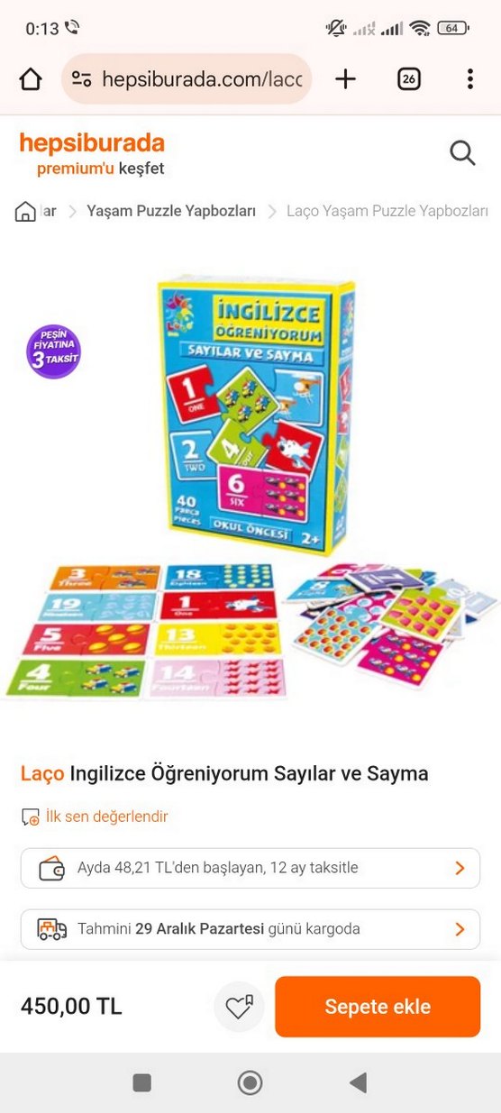 Renkli İngilizce Sayılar ve Sayma Eğitici Oyunu - Görsel 5