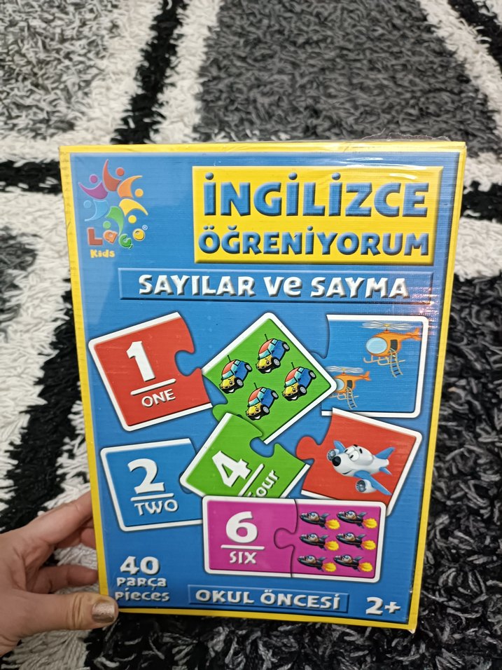 Renkli İngilizce Sayılar ve Sayma Eğitici Oyunu - Görsel 2