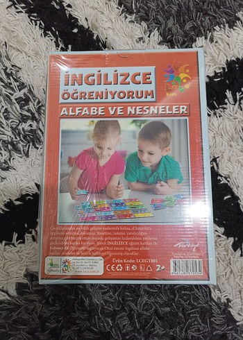 Renkli İngilizce Alfabe ve Nesneler Eğitici Oyuncak - Görsel 2