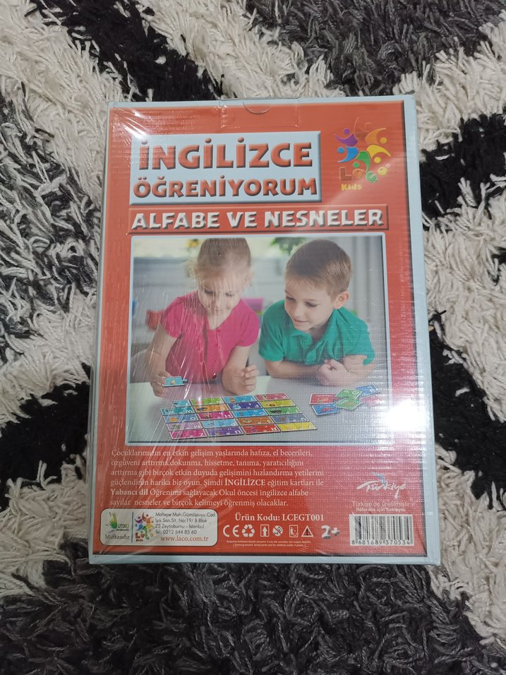 Renkli İngilizce Alfabe ve Nesneler Eğitici Oyuncak - Görsel 2