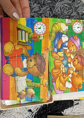 Renkli Ayıcık Temalı Çocuk Yapbozları - Görsel 13