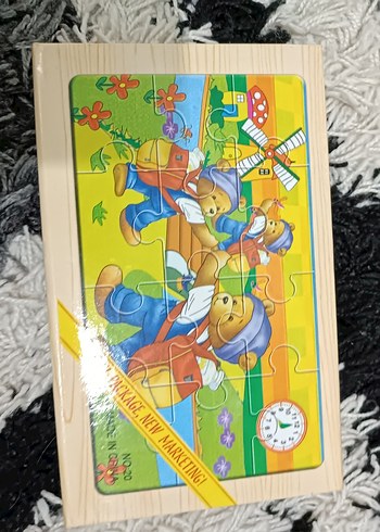 Renkli Ayıcık Temalı Çocuk Yapbozları - Görsel 5