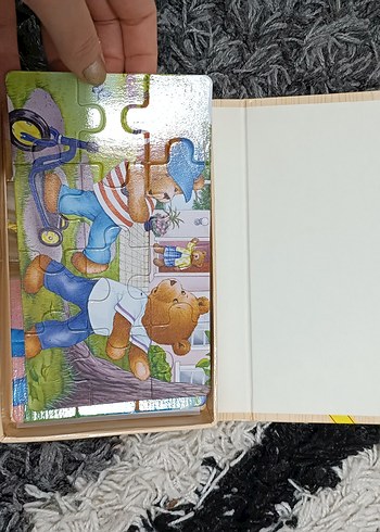 Renkli Ayıcık Temalı Çocuk Yapbozları - Görsel 9