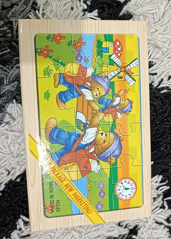 Renkli Ayıcık Temalı Çocuk Yapbozları - Görsel 4