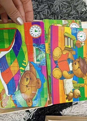 Renkli Ayıcık Temalı Çocuk Yapbozları - Görsel 14
