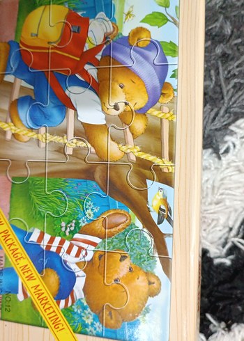 Renkli Ayıcık Temalı Çocuk Yapbozları - Görsel 2