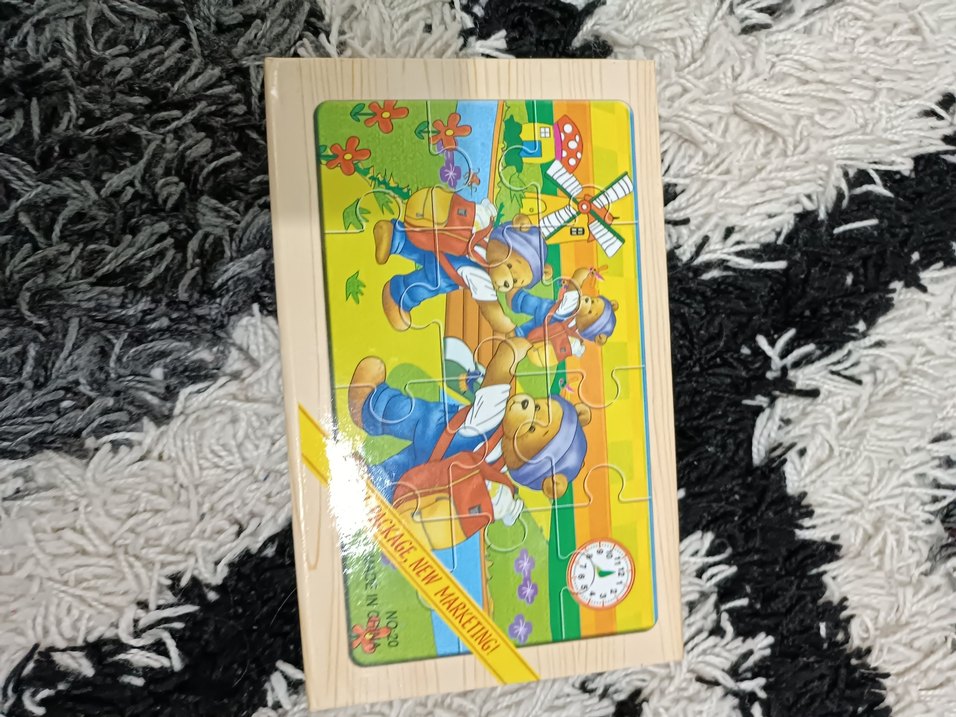 Renkli Ayıcık Temalı Çocuk Yapbozları - Görsel 5