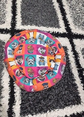 desenli kedi yatağı sorunsuz temiz - Görsel 5