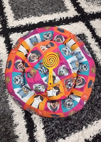 desenli kedi yatağı sorunsuz temiz - Görsel 9