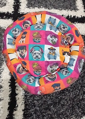 desenli kedi yatağı sorunsuz temiz - Görsel 4