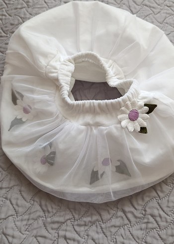 Kapüşonlu Desenli Pembe Bebek astronot Tulumu - Görsel 2