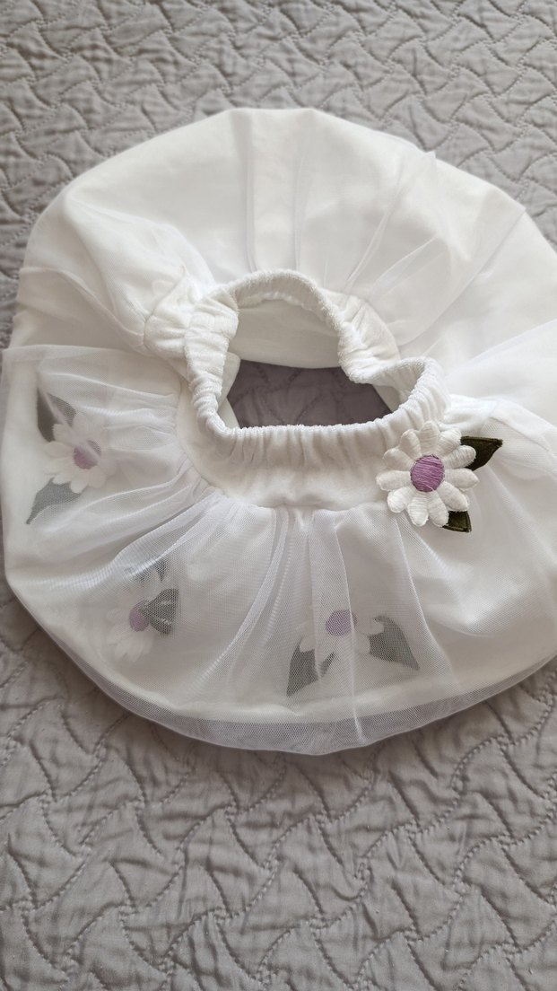 Kapüşonlu Desenli Pembe Bebek astronot Tulumu - Görsel 2