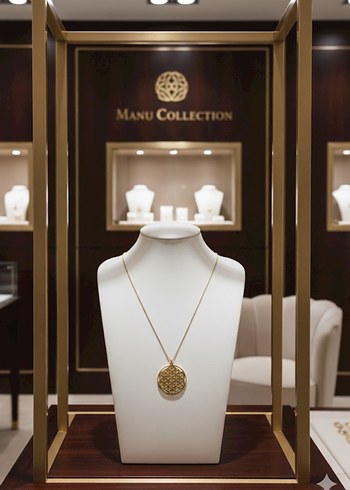 Accessorize Zincir Detaylı Altın Renk Minimalist Kolye