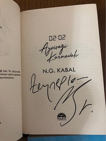  Beden N.G. Kabal/ Gençlik serüveni( imzalı)