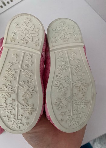 Kız Çocuk Pembe Fiyonklu Babet Ayakkabı - Görsel 3