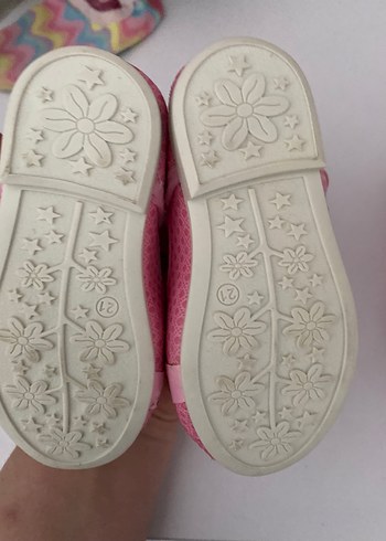 Kız Çocuk Pembe Fiyonklu Babet Ayakkabı - Görsel 4