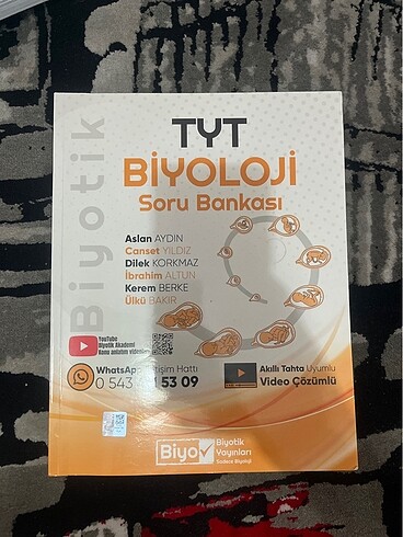 Biyotik Tyt biyoloji soru bankası