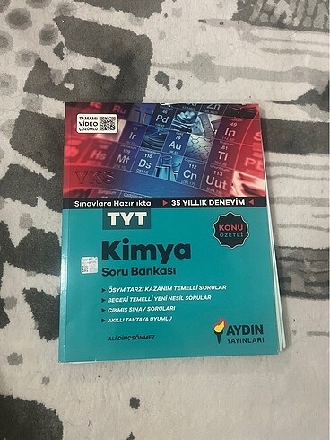 Aydın yayınları Tyt kimya soru bankası