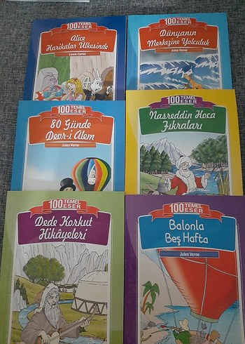 100 Temel Eser Çocuk Kitapları Seti