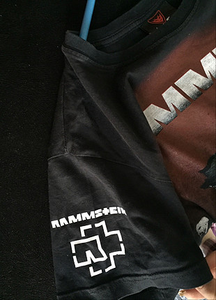 s Beden siyah Renk Rammstein grup tişört