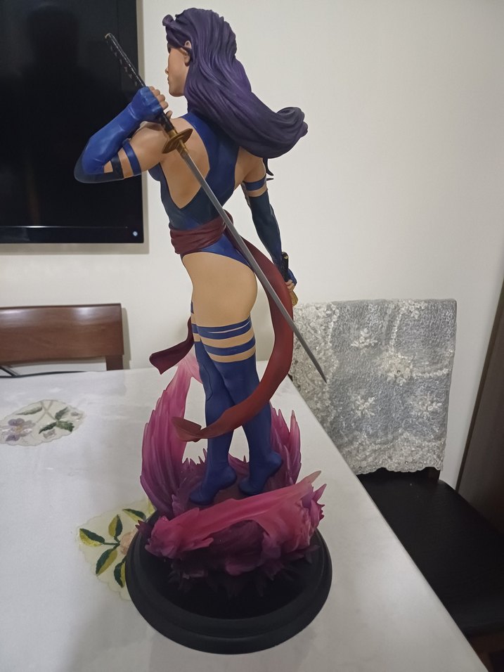 Sideshow premium format Psylocke Statue heykel - Görsel 3