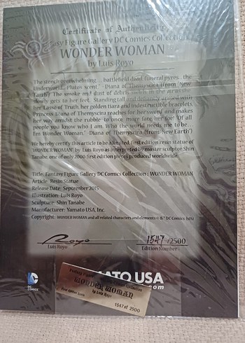 Wonder Woman Statue Heykel Figür - Görsel 5