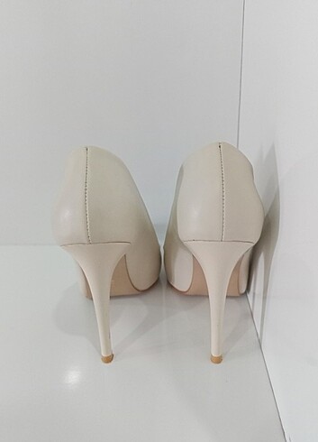 37 Beden camel Renk Bej rengi 12 cm stiletto