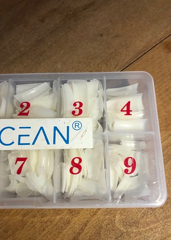 Beyaz OCEAN Takma tirnak - Görsel 4