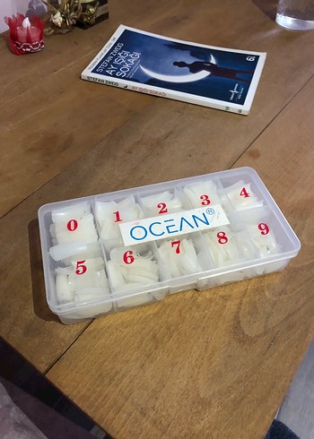 Beyaz OCEAN Takma tirnak - Görsel 2