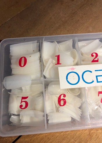 Beyaz OCEAN Takma tirnak - Görsel 3