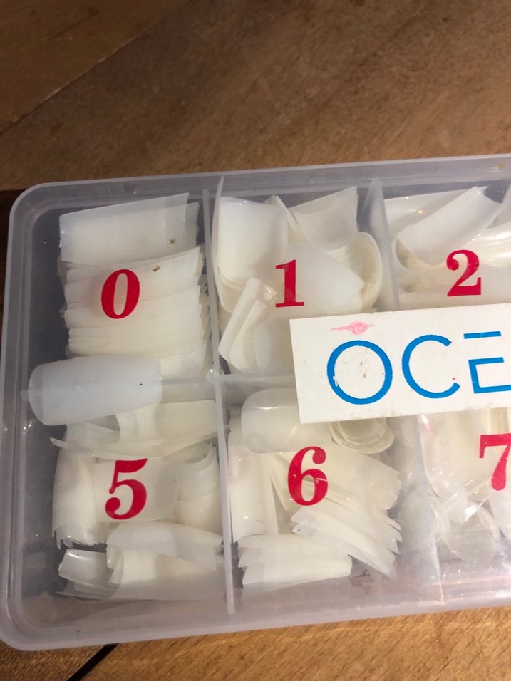 Beyaz OCEAN Takma tirnak - Görsel 3