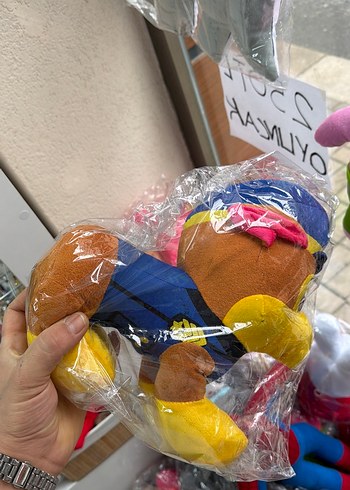 Renkli Polis Kostümlü Peluş Oyuncak Köpek - Görsel 3