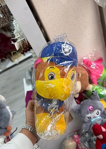 Renkli Polis Kostümlü Peluş Oyuncak Köpek - Görsel 2