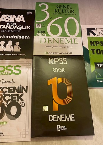 KPSS Hazırlık Deneme Seti 5 Kitap