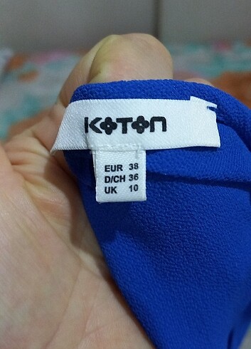 38 Beden Koton askılı buluz