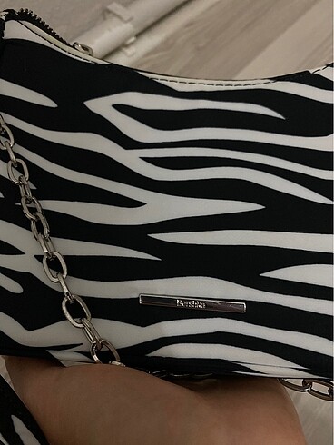 Bershka Zebra desen bershka çanta