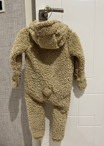 Kahverengi Kürklü Bebek Tulumu - Görsel 2