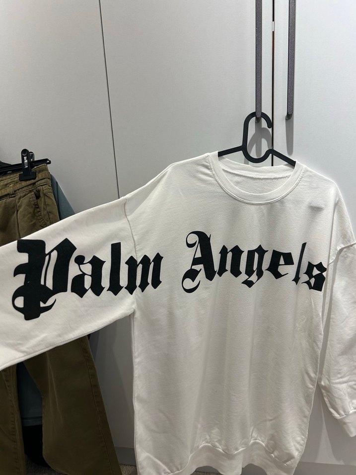 Beyaz Uzun Kollu Baskılı Sweatshirt - Görsel 2